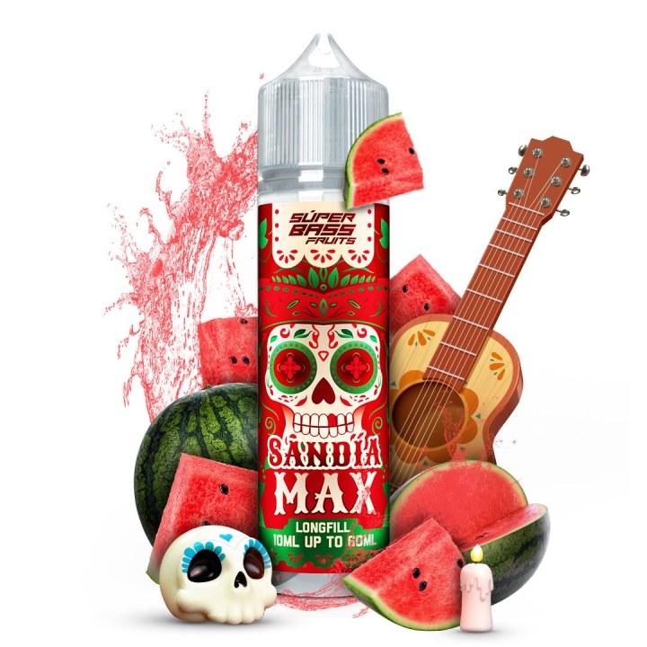 Super Bass Sandía Max Longfill 10/60 ml
