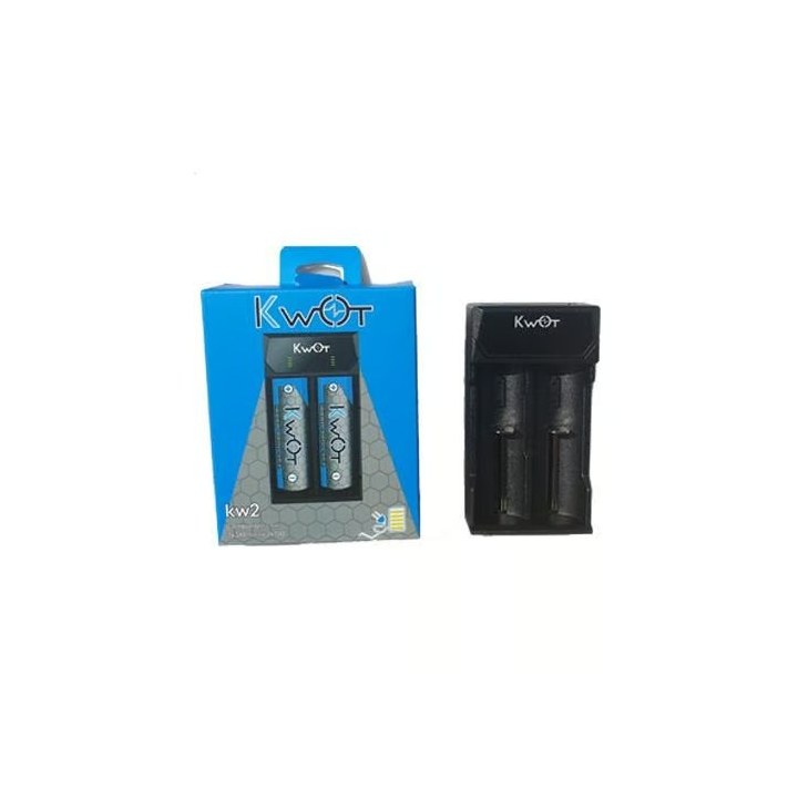 Cargador Kwot KW2 de 2 bahías