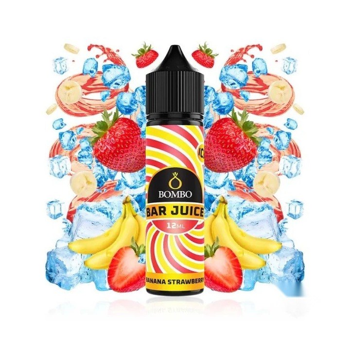 Bombo Bar Juice Banana Strawberry - Longfill 12/60 ml