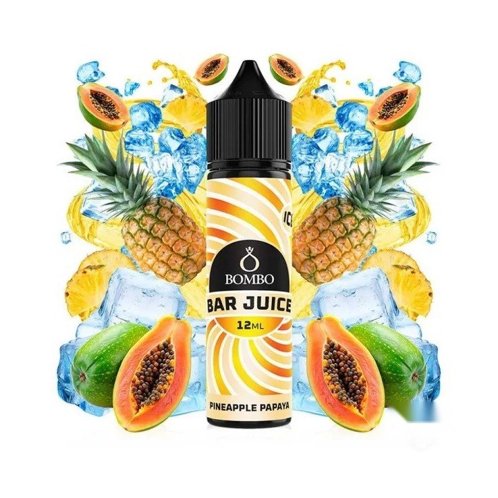 Bombo Bar Juice Pineapple Papaya - Longfill 12/60 ml