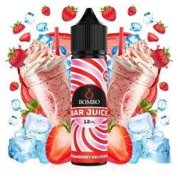 Bombo Bar Juice Strawberry Milkshake - Longfill 12/60 ml