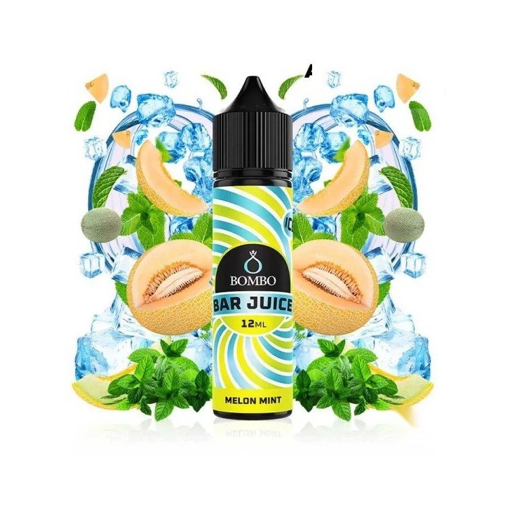 Bombo Bar Juice Melon Mint - Longfill 12/60 ml