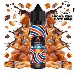 Bombo Bar Juice Peanut Caramel Chocolate - Longfill 12/60 ml