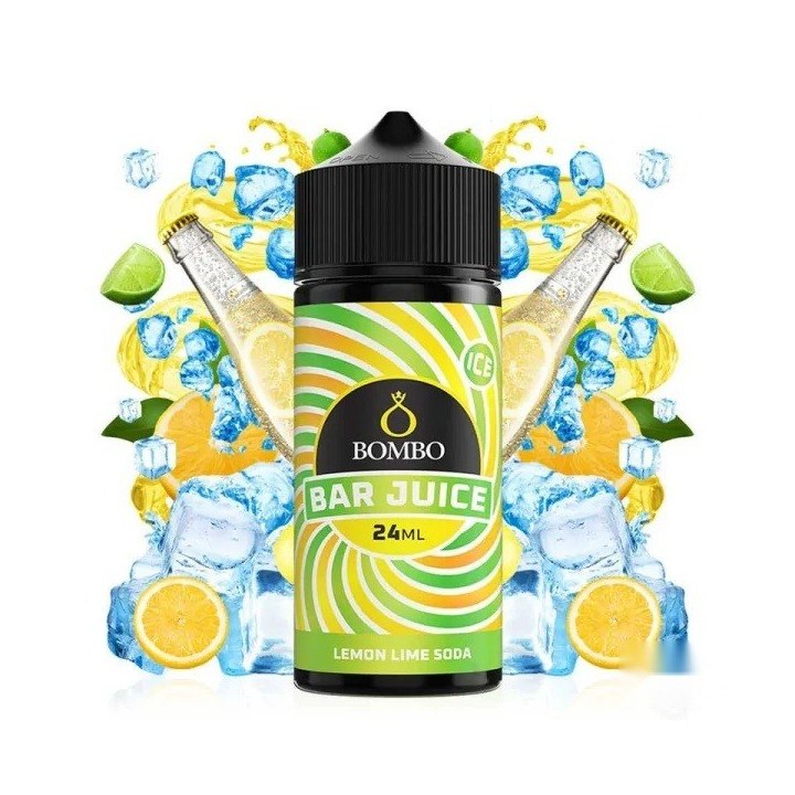 Bombo Bar Juice Lemon Lime Soda - Longfill 24/120 ml