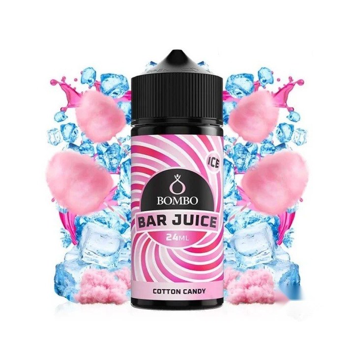 Bombo Bar Juice Cotton Candy - Longfill 24/120 ml