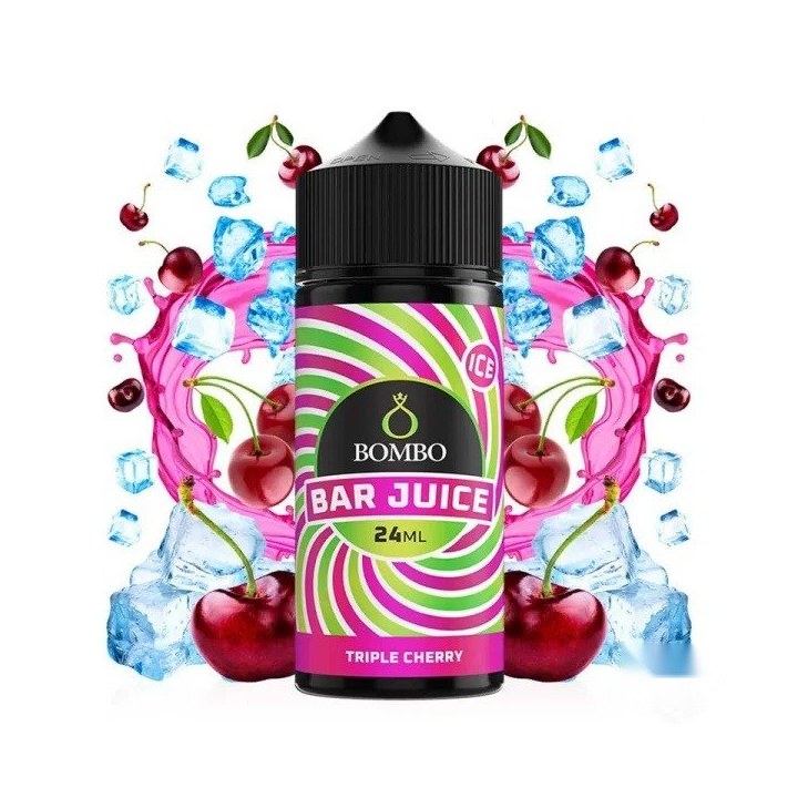 Bombo Bar Juice Triple Cherry - Longfill 24/120 ml