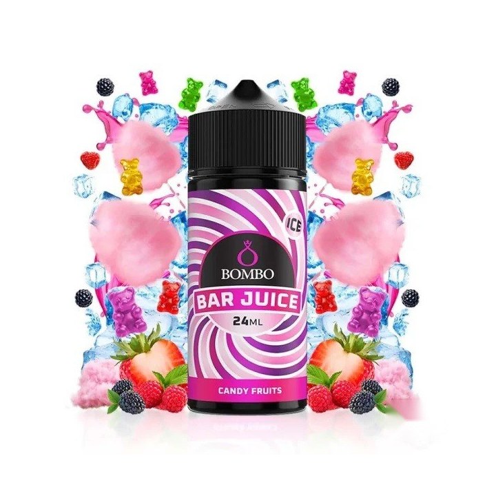 Bombo Bar Juice Candy Fruits - Longfill 24/120 ml