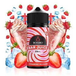 Bombo Bar Juice Strawberry Milkshake - Longfill 24/120 ml