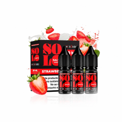 Bombo SOLO Salts Strawberry Cream - Pack 3 x 10 ml