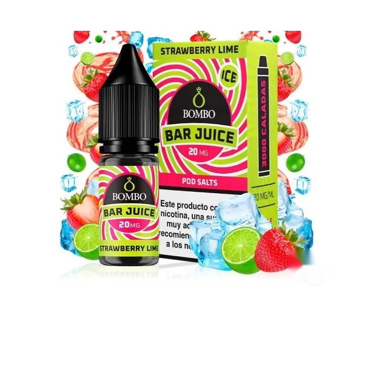 Bombo Bar Juice Strawberry Lime - Sales 10 ml