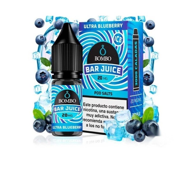 Bombo Bar Juice Ultra Blueberry - Sales 10 ml