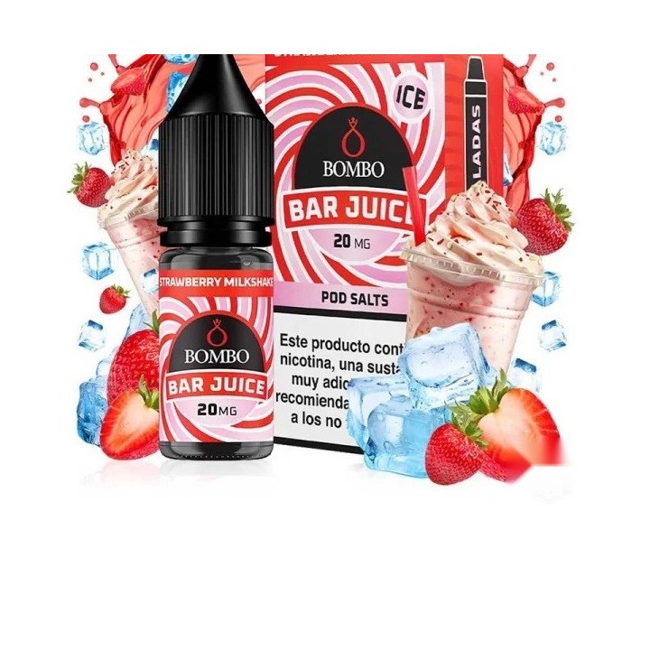 Bombo Bar Juice Strawberry Milkshake - Sales 10 ml