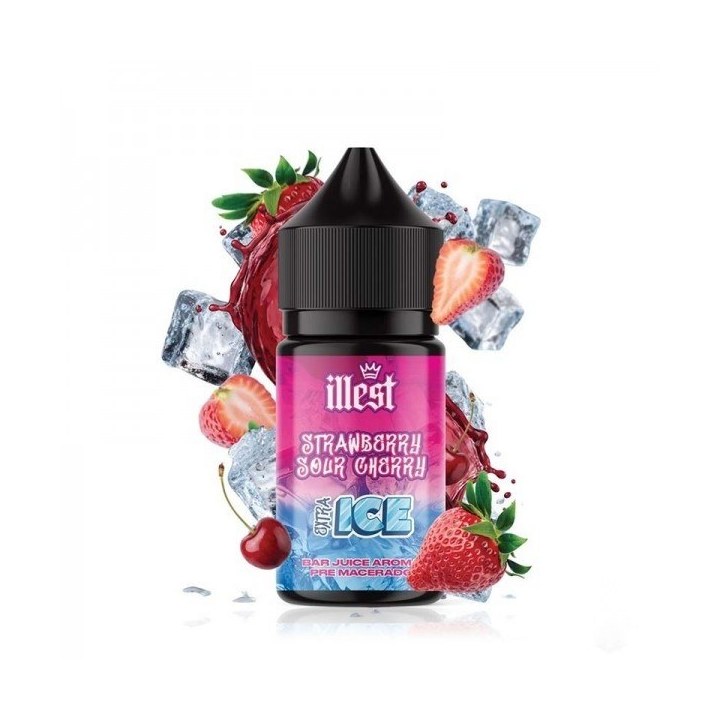 Illest Strawberry Sour Cherry Extra Ice - Mini Longfill 5/30 ml