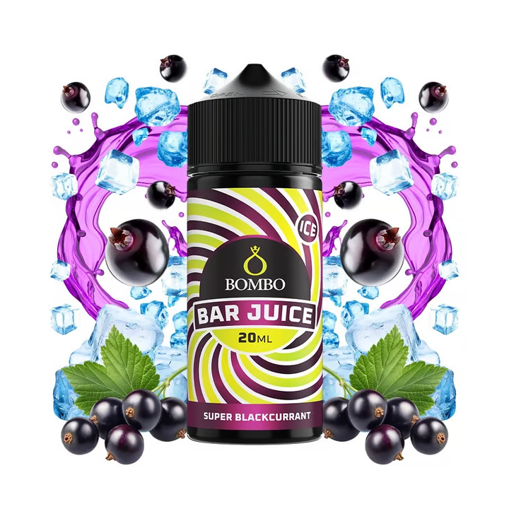 Bombo Bar Juice Super Blackcurrant - Longfill 20/120 ml