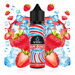 Bombo Bar Juice Super Strawberry Ice - Longfill 12/60 ml