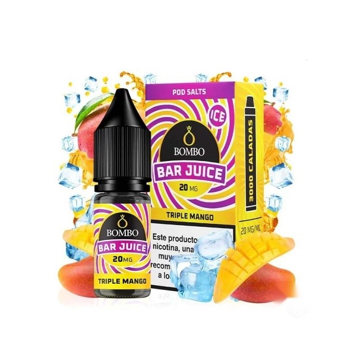 Bombo Bar Juice Triple Mango Ice - Sales 10 ml