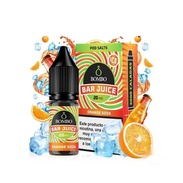Bombo Bar Juice Orange Soda Ice - Sales 10 ml