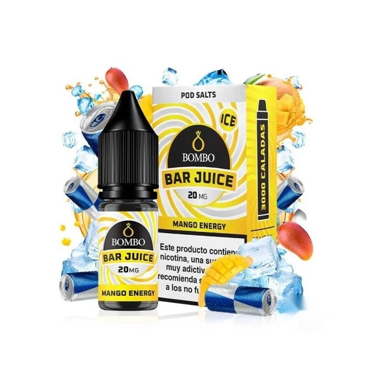 Bombo Bar Juice Mango Energy Ice - Sales 10 ml