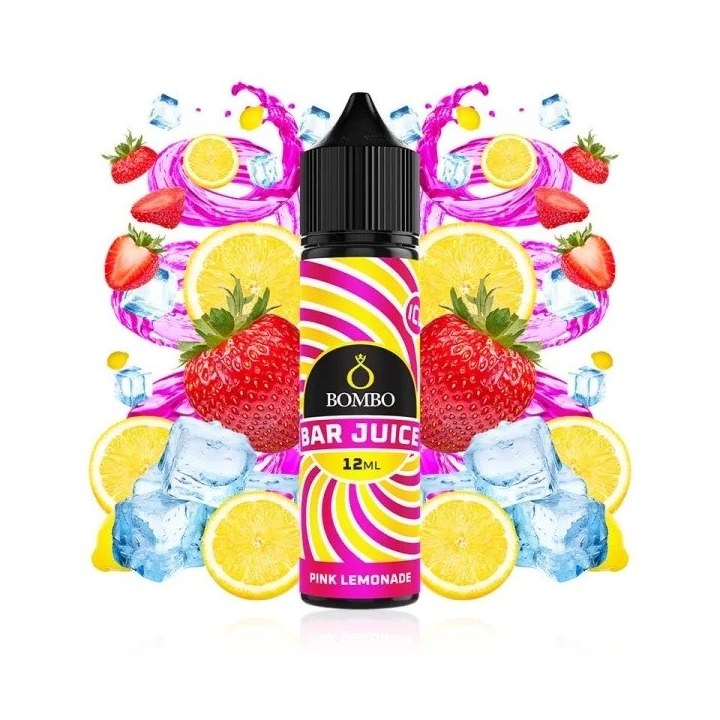 Bombo Bar Juice Pink Lemonade Ice - Longfill 12/60 ml