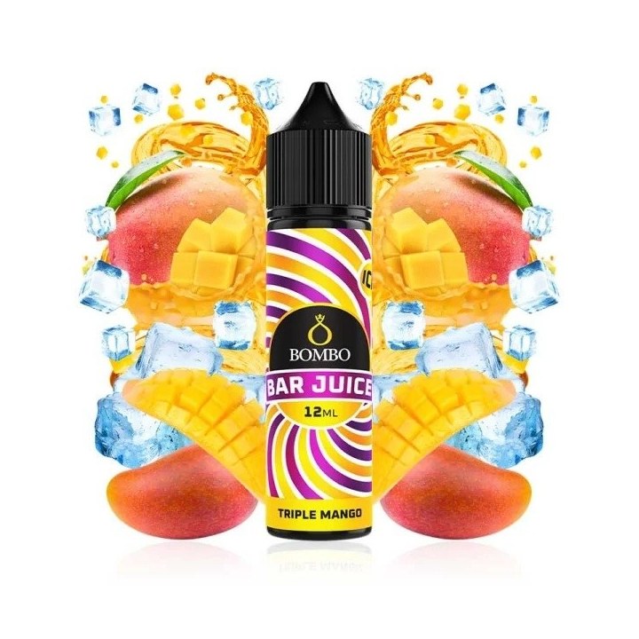Bombo Bar Juice Triple Mango Ice - Longfill 12/60 ml