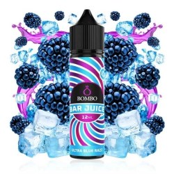 Bombo Bar Juice Ultra Blue Razz Ice - Longfill 12/60 ml