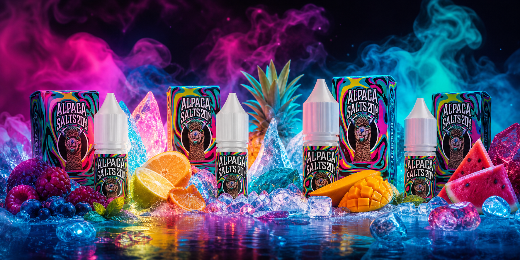 Campaña neón de la gama Alpaca Salts