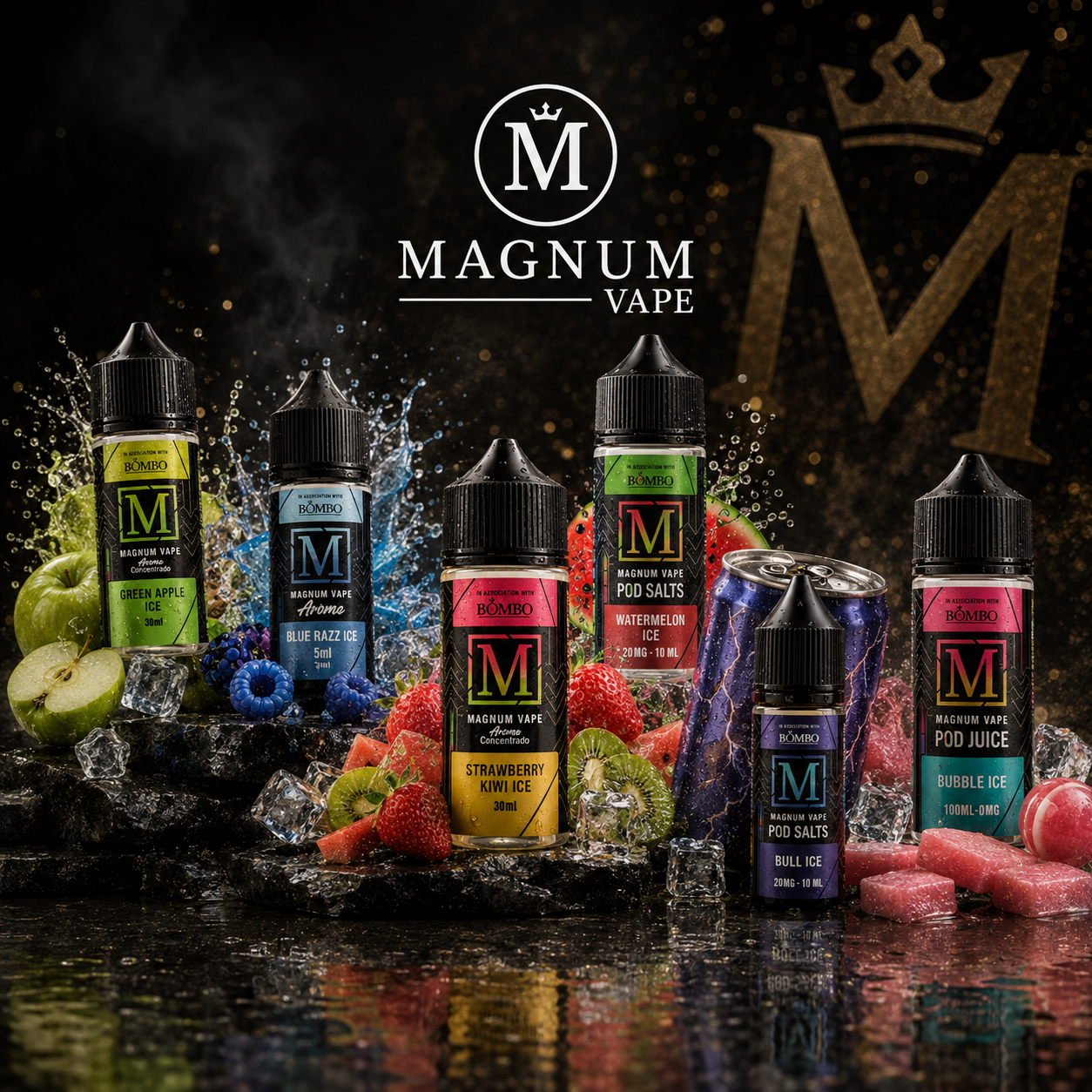 Magnum Vape Strawberry Pear Ice Longfill