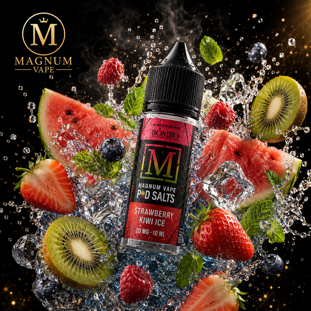 Magnum Vape Blue Razz Ice Longfill