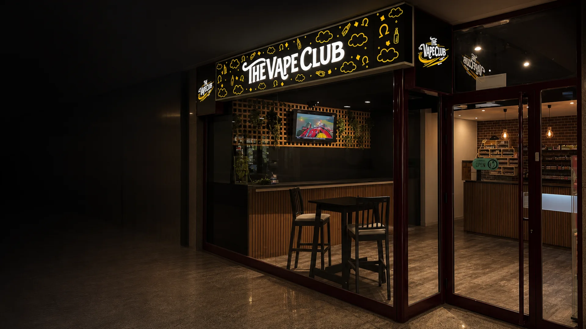 Interior de The Vape Club Algete